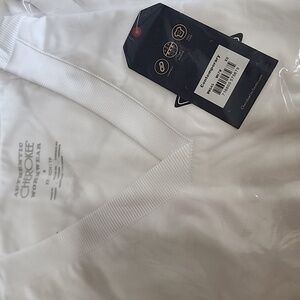 Cherokee Workwear Women's 3-Pocket Rib-Knit V-Neck Scrub Top